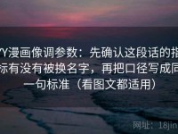 YY漫画像调参数：先确认这段话的指标有没有被换名字，再把口径写成同一句标准（看图文都适用）